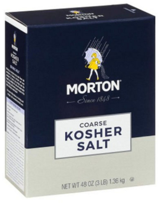 Morton Coarse Kosher Salt 몰튼 소금 코셔 솔트 1.36Kg, 1개