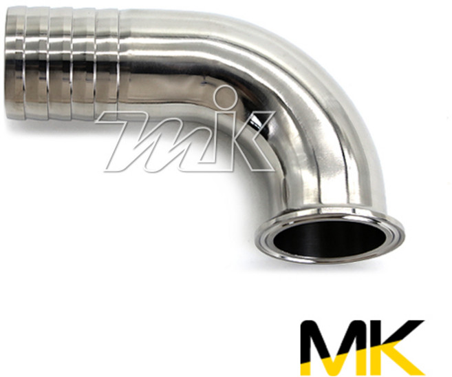 쎄니타리 호스커플링 엘보1페럴(MK)(SUS304) (18581), 1개