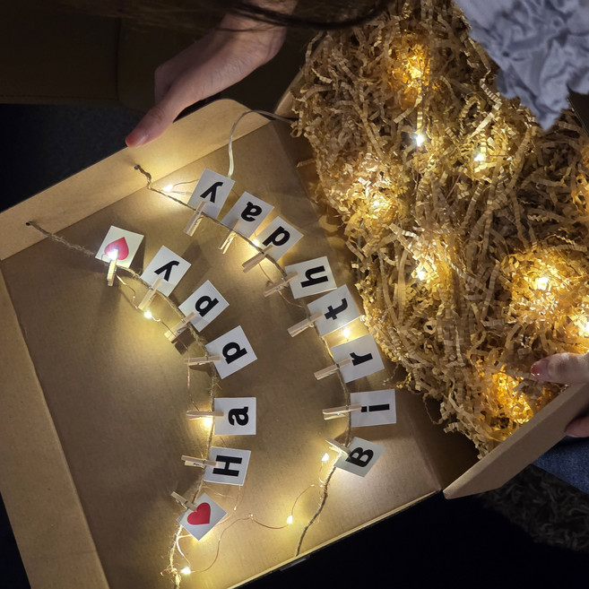 기념일 생일 이벤트 선물상자 가랜드박스, 5cm