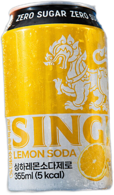 싱하 레몬소다 제로, 355ml, 1개