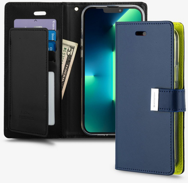 갤럭시 A16 케이스 SM-A165/A166 구스피 카드 더블수납 내부(양면) 지갑형 다이어리