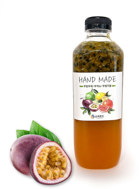 손씨푸드 패션후르츠청 1.2kg 대용량 수제청 과일청, 1세트, 1개입