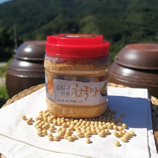 지리산 8남매 청국장 분말 가루 600g 국산 재래식 전통 김원규 청국장 분말 가루, 1개