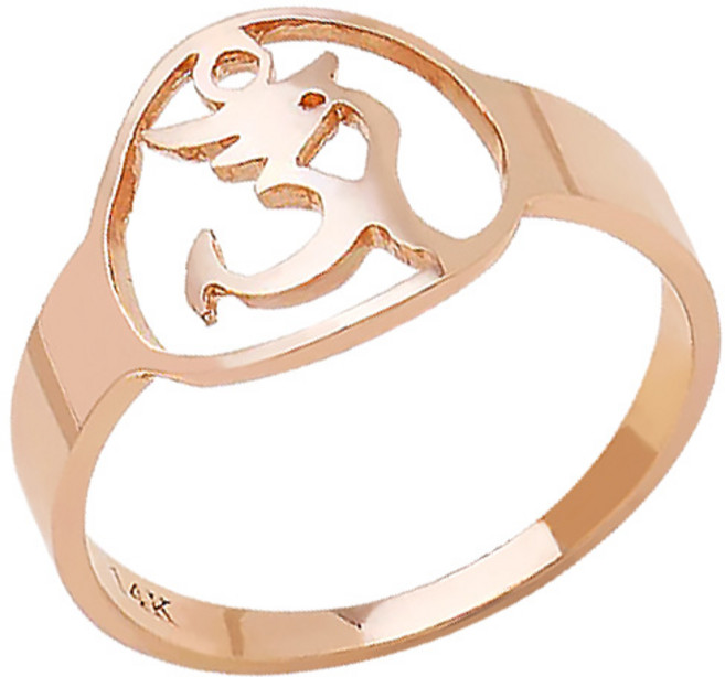 골드캣 14k 18k 서클 옴자 불교 반지 R1616 각인서비스