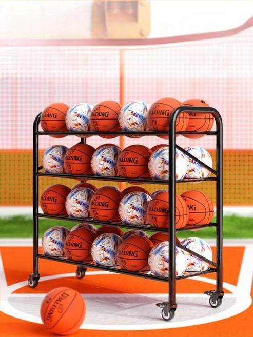 공 보관함 농구공 정리대 거치대 공카트 볼 캐리어, 1개