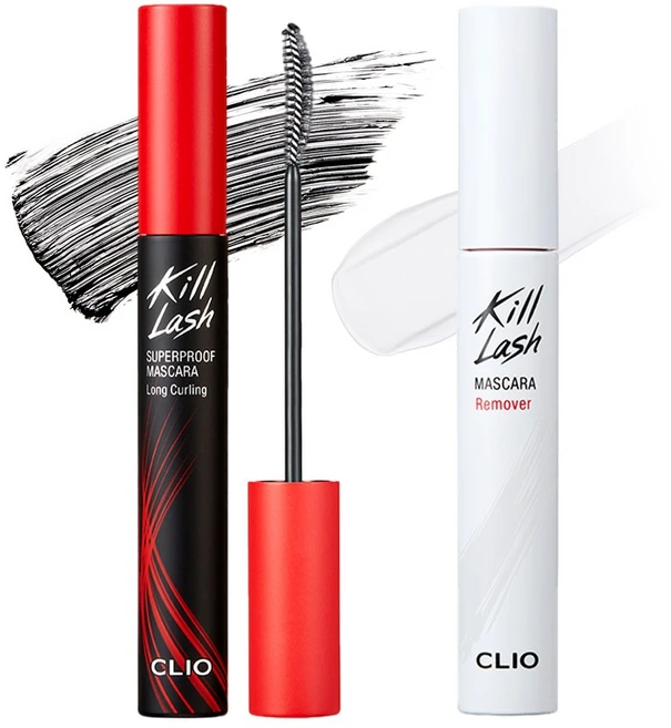 [SET] 클리오 킬래쉬 수퍼프루프 마스카라+킬래쉬 마스카라 리무버, 롱컬링, 1개 - 쿠팡