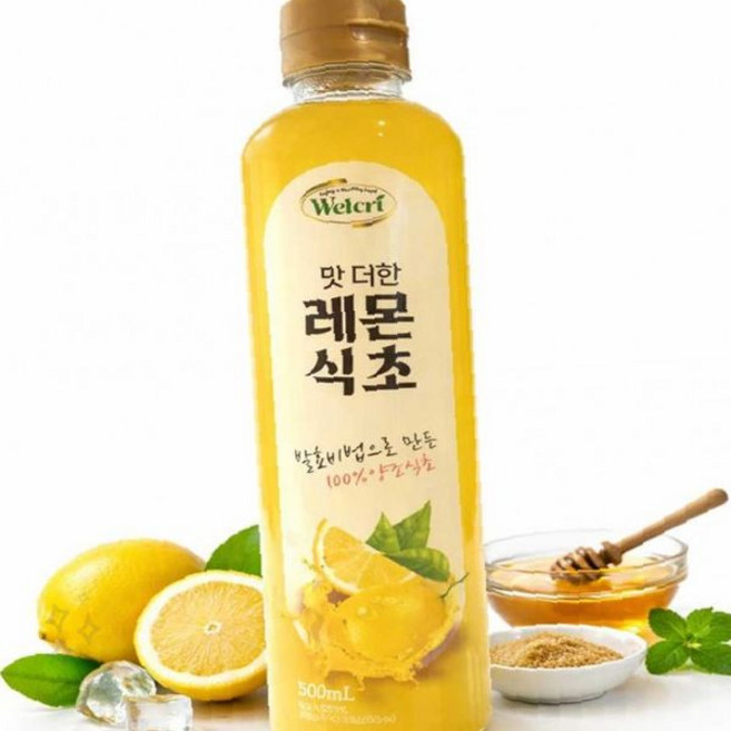 발효액 요리 조미료 원액 음용식초 레몬 식초음료 과일 희석용 가정용 음료, 1개, 1ml