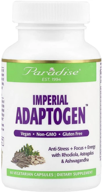 Paradise Herbs Imperial 아답토젠 베지 캡슐 60정, ParadiseHerbsImperial아답토젠베지캡슐6, 1개 - 쿠팡