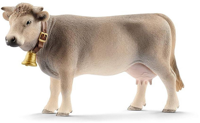 Schleich Farm World 어린이와 유아를 위한 현실적인 농장 동물 장난감 Branuvieh 소 장난감 피규어 만 3세 이상, Schleich Farm World, 어린이와 유아를