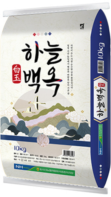 동서산농협 하늘백옥 쌀 친들미 10kg 1개, 단품