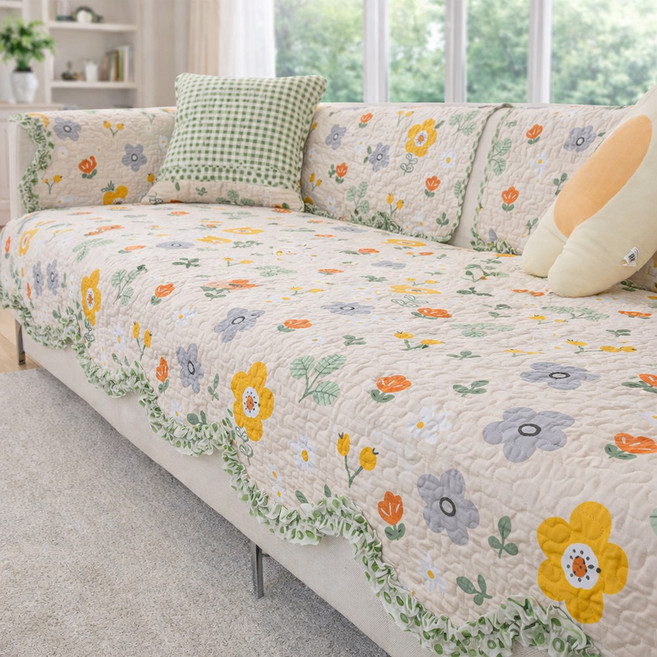 데이브룸 순면 소파패드 논슬립 쇼파매트 덮개