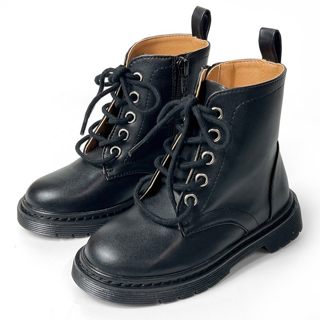 에이치오 아동워커 레이스업 남아 여아 키즈 초등 스쿨 통굽 부츠