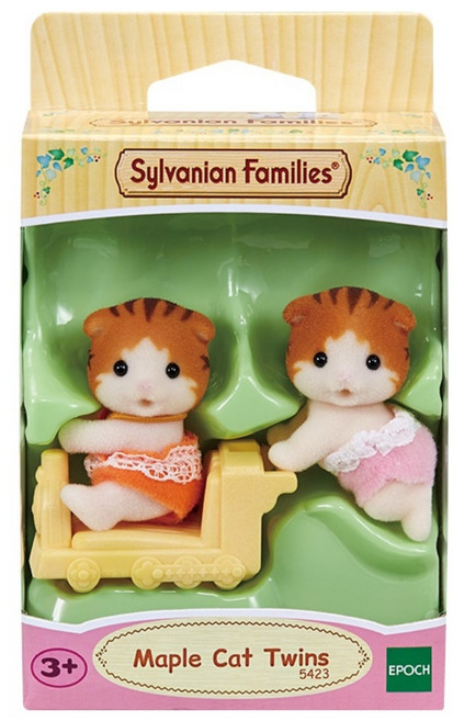 실바니안패밀리 메이플캣 쌍둥이 피규어 5423, 1개