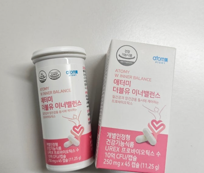 애터미 더블유 이너밸런스 질건강 과 장건강, 45정, 1개