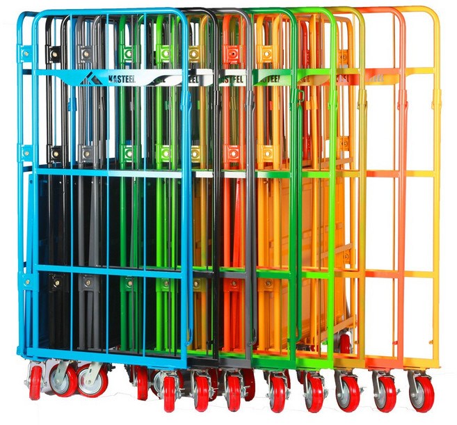 카스틸 롤테이너 짐수레 소형 대형 양문형 오픈형 짐수레 운반카트 파레트 대차카트 LRT-1000, 일반형, 09. 대형, 그레이, 1개