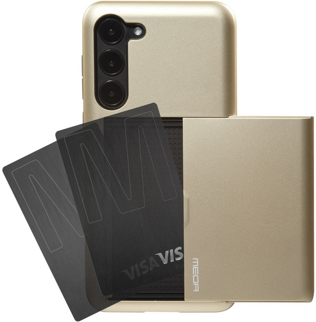 메오르 카드 2장 슬라이드 범퍼 휴대폰 케이스