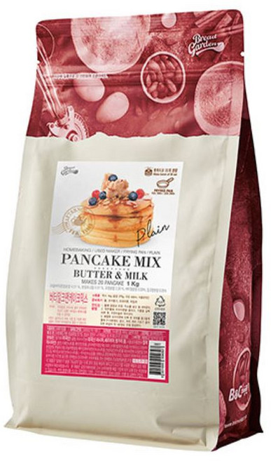 브레드가든 버터밀크 팬케이크믹스, 1kg, 2개