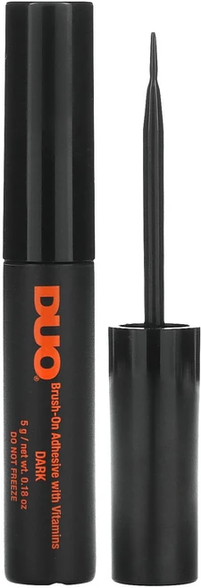 DUO 브러시 온 스트립래시 속눈썹 접착제 다크 톤 0.18oz(5g) DUO (듀오), 1, 5g - 쿠팡