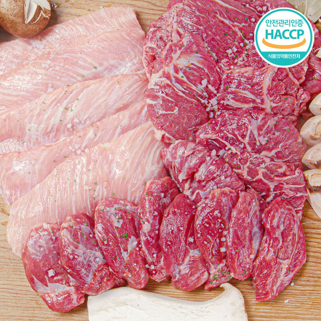 바른도니 뒷고기모듬 뒷고기 돼지 부속구이 500g/1kg (항정살 뽈살 덜미살 뒷고기 차돌돌), 덜미살 500g, 1개