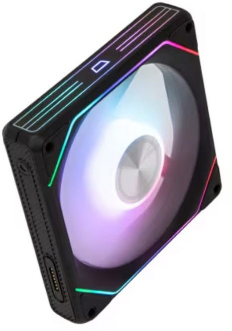 다크플래쉬 darkFlash Gauss G24 마그네틱 ARGB 시스템 케이스 쿨러 (블랙), 1개