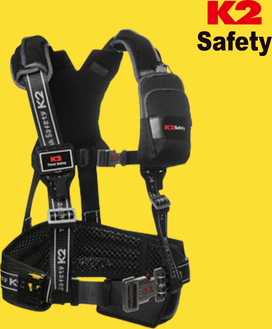 K2 세이프티 KB-9401 상체식 안전벨트 허리보호대 죔줄 산업용 아이더 세이프티 양말, 1개