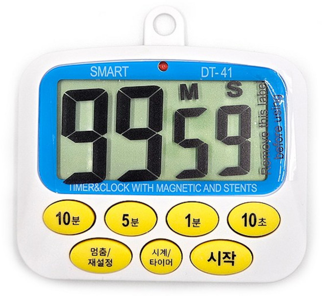 스마트 타이머 DT-41 /쿠킹타이머/조리용타이머, 혼합색상, 1개