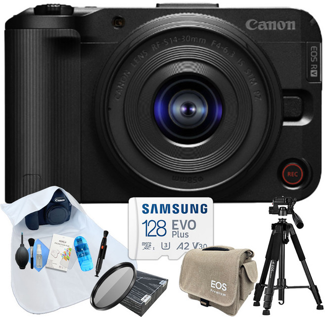 [포토리뷰이벤트] 캐논 EOS R50 V + RF-s 14-30mm KIT 블랙 + 128GB 패키지