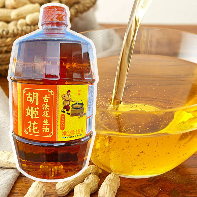 천천중국식품 중국 후지화 땅콩기름, 1개, 1.8L