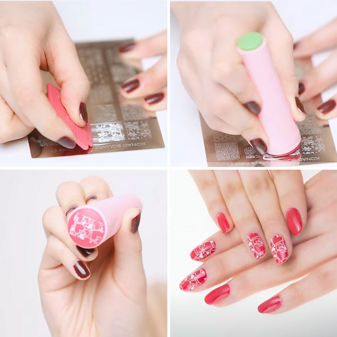 코나드 스탬핑네일아트 단품 스탬프 이미지플레이트 폴리쉬 모음, 02 이미지플레이트 m040, 1개