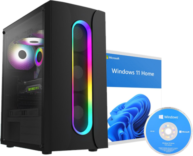 대한컴퓨터샵 노마드74 윈도우11기본탑재 3D/4DPC방급조립PC, 12700F 16GB NVME500GB GTX1660S