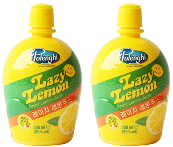 레이지레몬 주스, 200ml, 2개