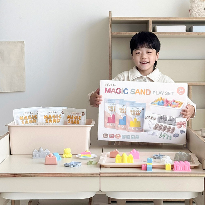 뚜뚜 모래놀이 매직 샌드 플레이세트, 1개, 1.5kg, 혼합