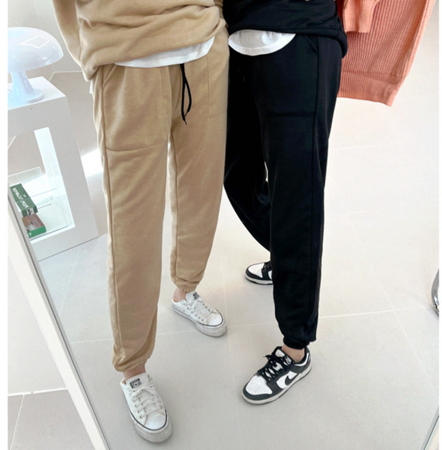 린다 트레이닝 밴딩팬츠 조거팬츠 / 빅사이즈 F~XL [44-99] 편안한 트레이닝 바지 6color