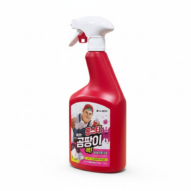 엘지생활건강 홈스타 맥스프레쉬 뿌리는 곰팡이싹 세정제 750ml 6개 / 욕실 물때 찌든때 곰팡이제거 세제