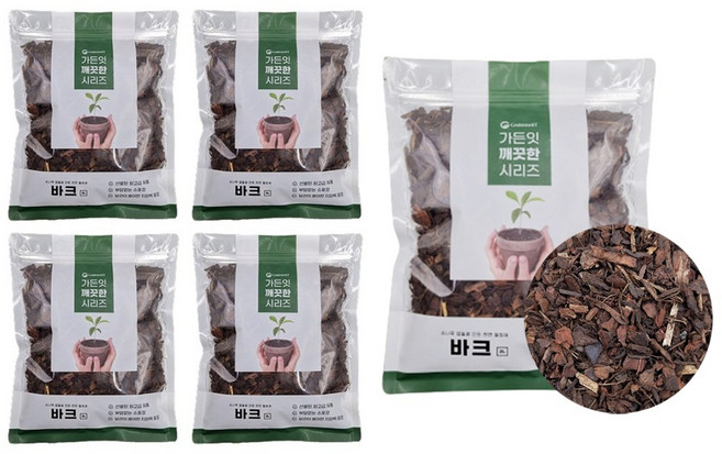 모두다 멀칭 나무껍질 바크, 5개, 2L