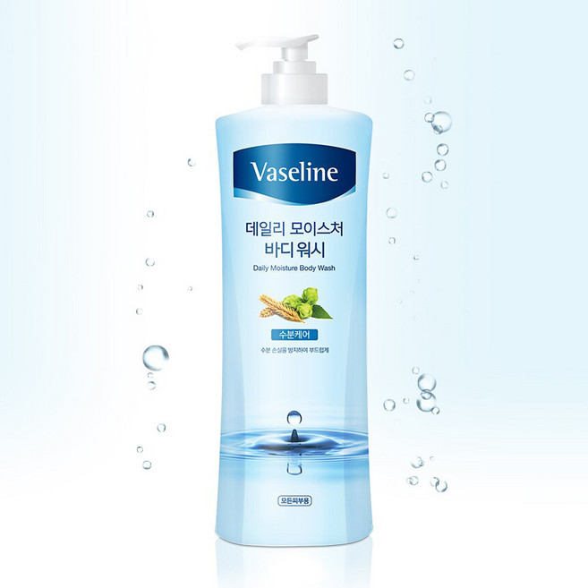 바세린 데일리 모이스처 바디워시, 800ml, 2개