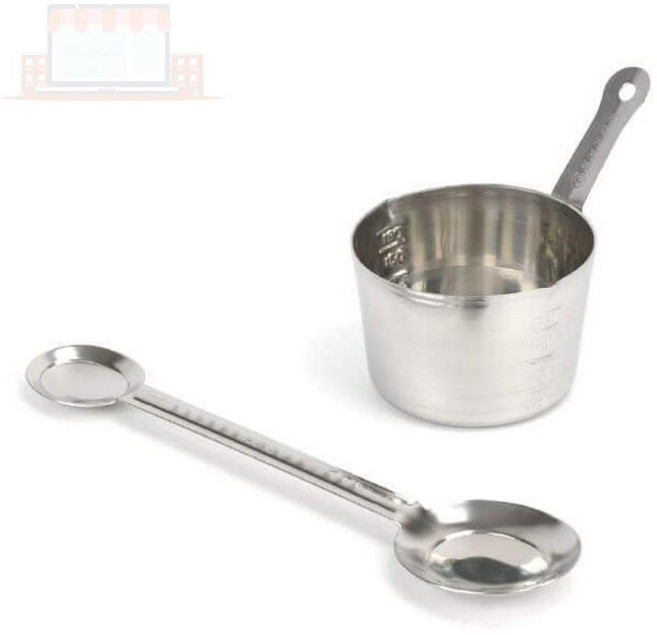 스텐 계량컵 일자계량스푼 논금컵, 계량컵(200cc), 1개