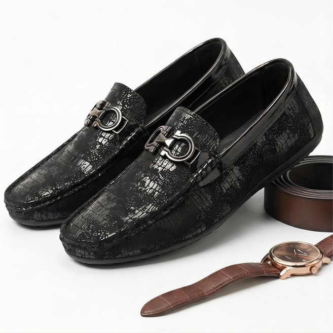 라이위안 남성 로퍼 슬립온 발편한 드라이빙 슈즈