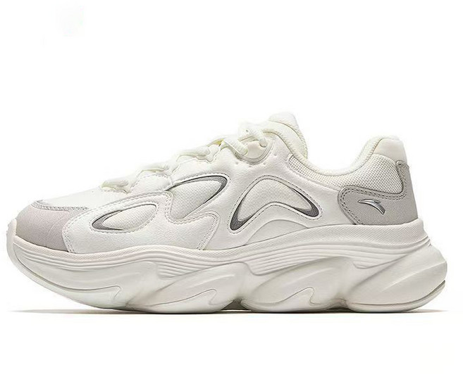 安踏 喵喵6 簡約休閒鞋女春季新款百搭時尚小白鞋運動鞋