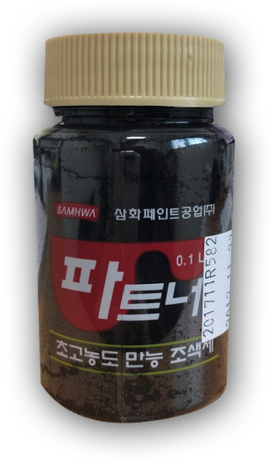 삼화페인트 유성페인트 조색제 유성잉크 파트너, 1개, 100ml, 흑색