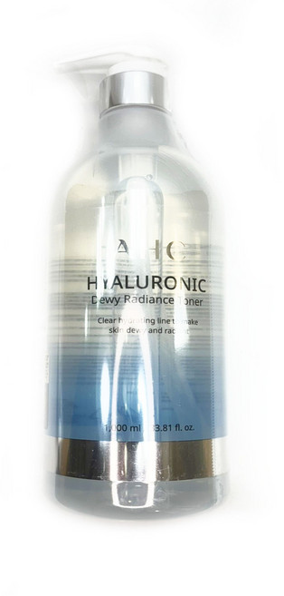 AHC Hyaluronic Dewy Radiance Toner 玻尿酸保濕化妝水, 1件, 新包裝1000ml, 1L