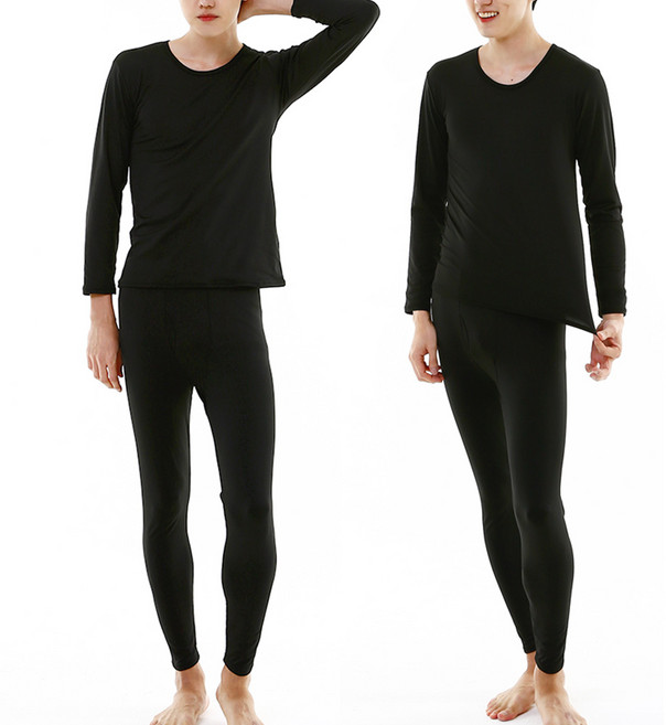 씨엘스토리 남성용 초극세사 기모내의 2매입