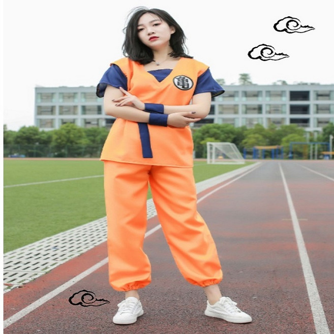 드래곤볼옷 반티 특이한 축제 손오공 코스프레 할로윈 체육대회 응원복 도복 튀는