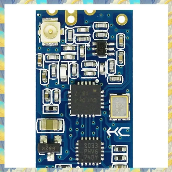 24시간 HC-12 433Mhz SI4463 무선 직렬 포트 모듈 1000M Bluetooth Blue 교체, 01 Blue