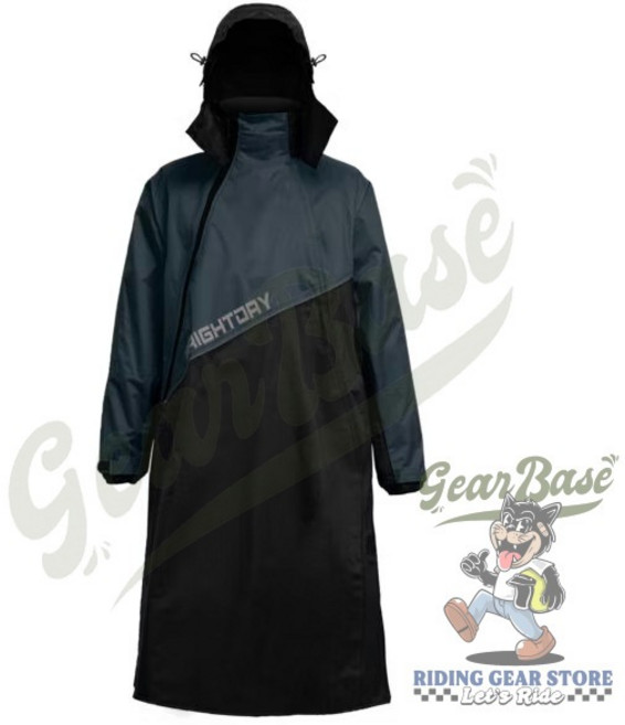 【吉兒基地 Gear Base】BRIGHTDAY X武士II雙拉鍊斜開連身式 雨衣 君邁 YKK拉鍊 內口袋 透氣舒適