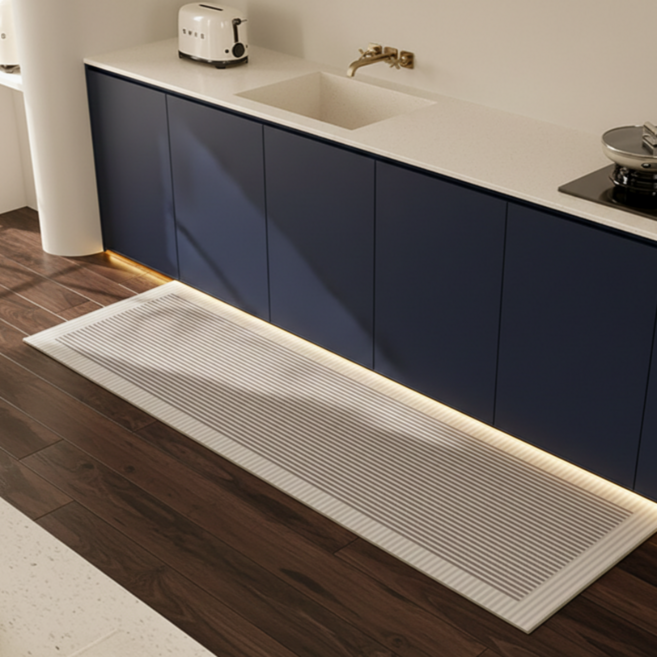 Songie 푹신한 주방 현관 발매트 pvc 소재 뽀송뽀송, A타입, 1개