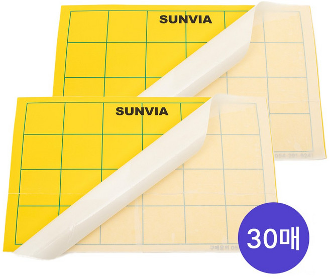 SUNVIA 포충기 교체 끈끈이 글루페이퍼 30매 (호환가능)