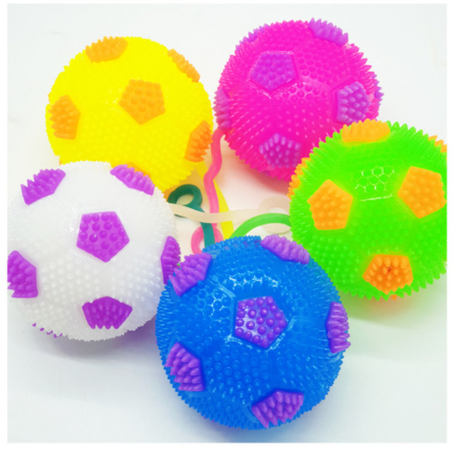 소리나는 불빛 도깨비볼 요요 7cm 5P, 1세트, 분홍1P+연두1P+노랑1P+흰색1P+파랑1P