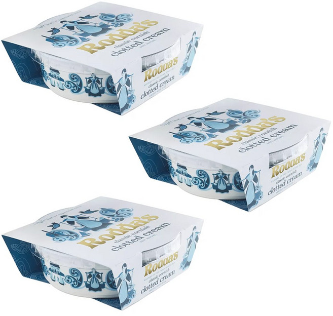 로다스 클로티드 크림 Rodda's clotted cream, 3개, 113g