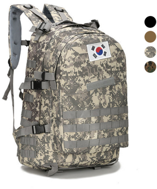 지스터프 군인가방 백팩 45L 태극기 출타가방 여행 배낭